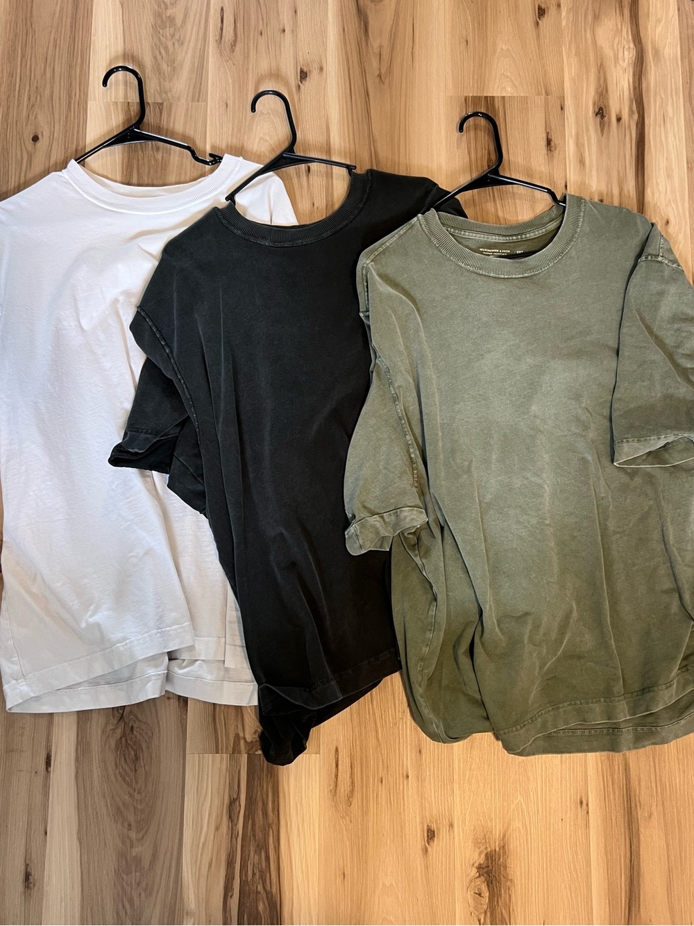 Abercrombie & Fitch Short-Sleeve Premium Heavyweight Cropped Tee Bundle XXL TALL